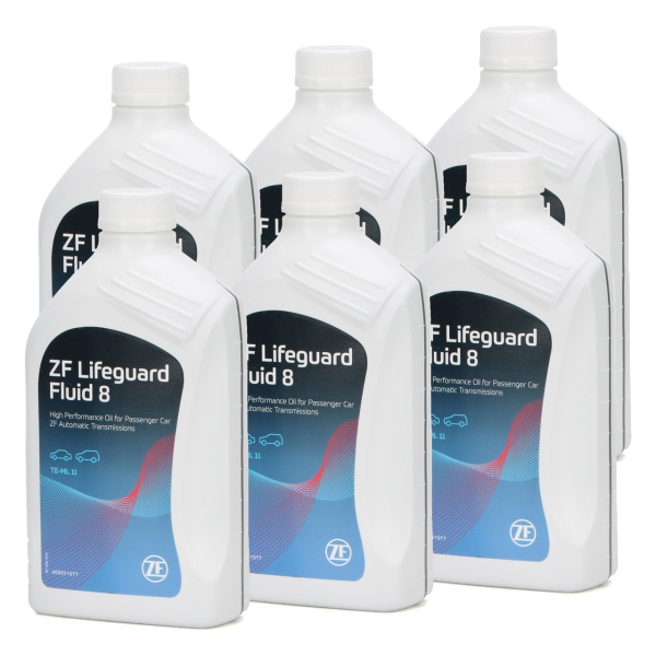 Set 6 Buc Ulei Cutie Viteze Automata Zf Lifeguard Fluid 8 1L S671.090.312